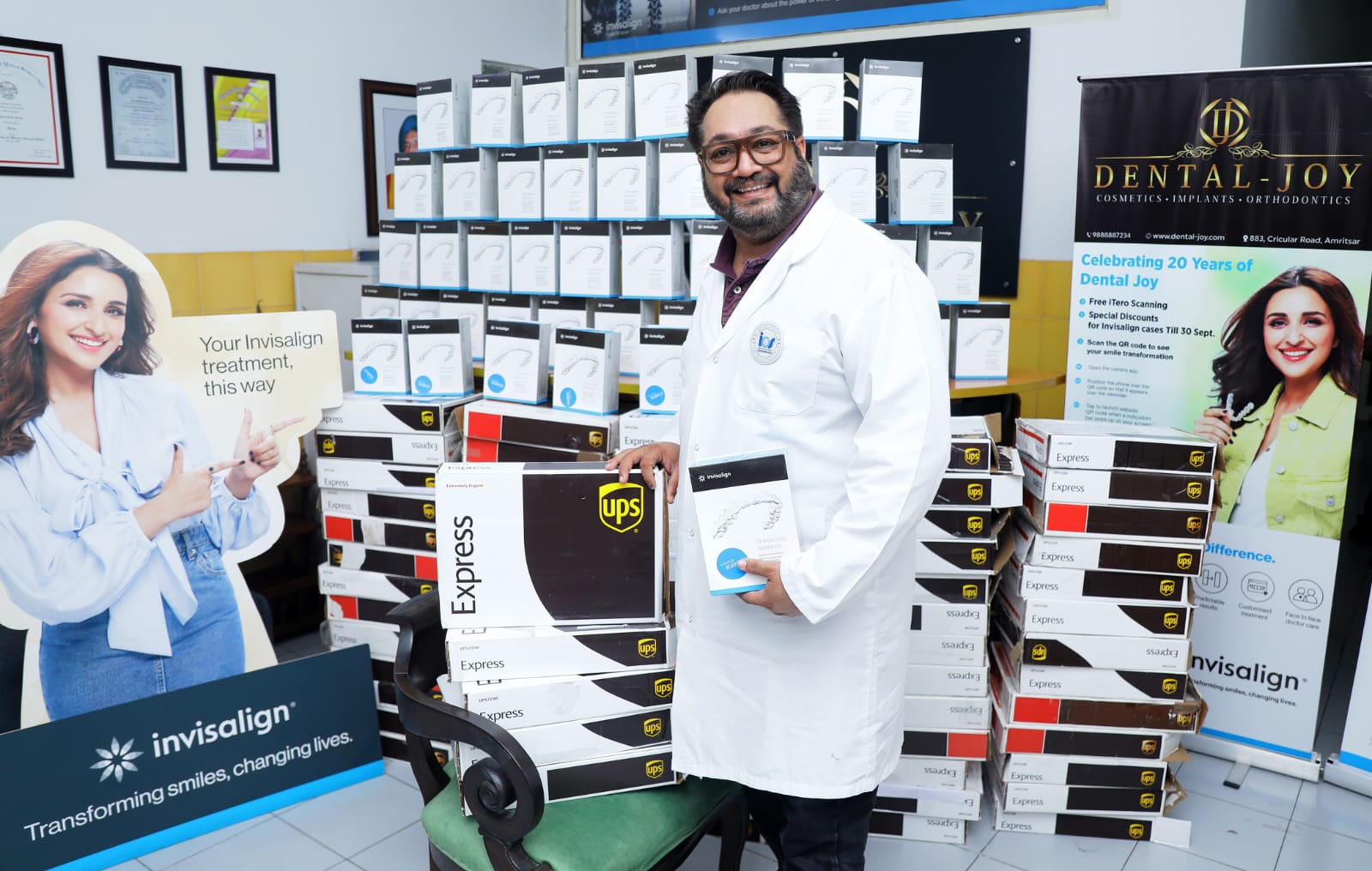 Complete smile transformation and makeover